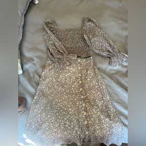 JoyFolie matching skirt set